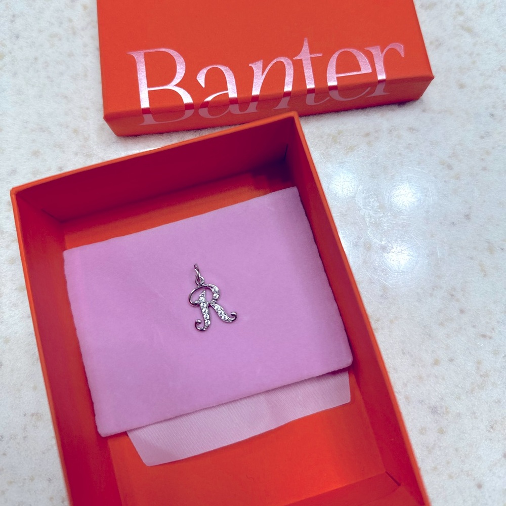 Silver Sterling Letter Necklace